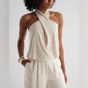 NWT Express Twist Halter Neck Tank